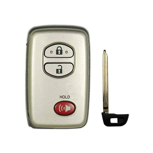 KeylessFactory: 3 BUTTON REMOTE SILVER SHELL FOR TOYOTA SMART
